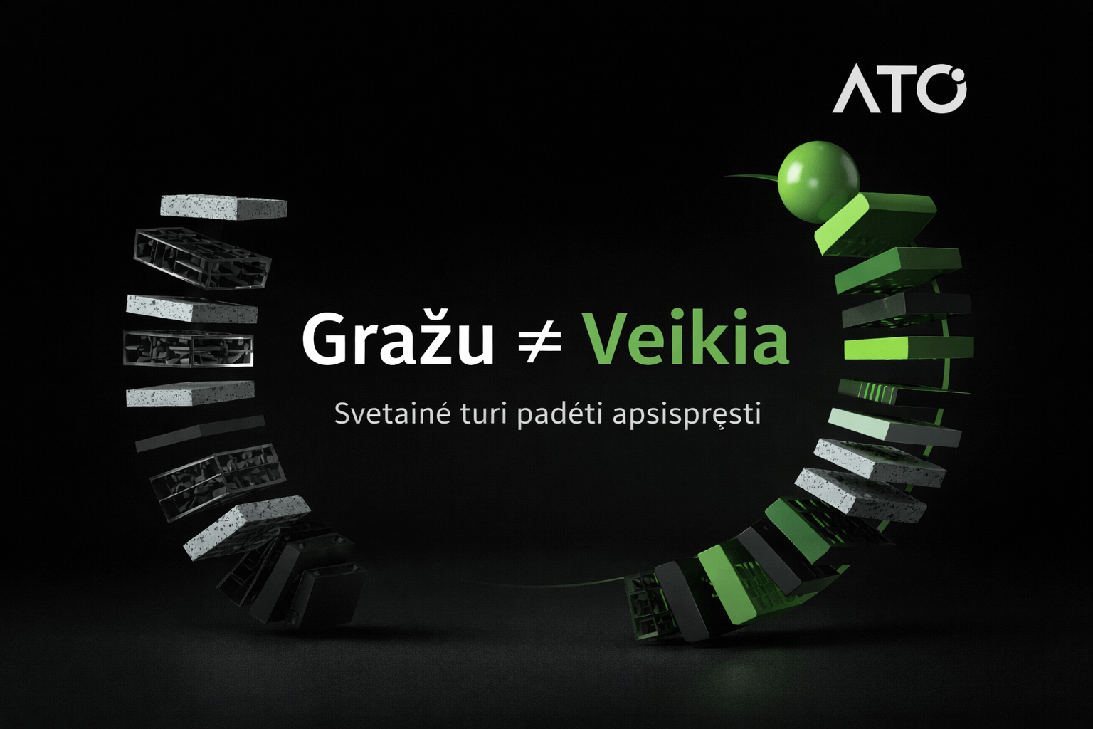 Kodėl „graži“ interneto svetainė neparduoda ir ką daryti kitaip?